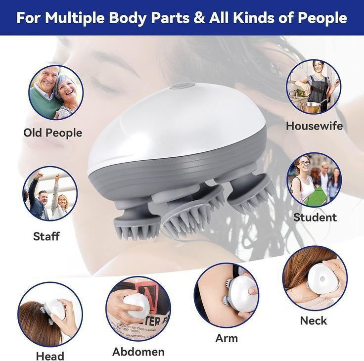 Electric Head Scalp Massager