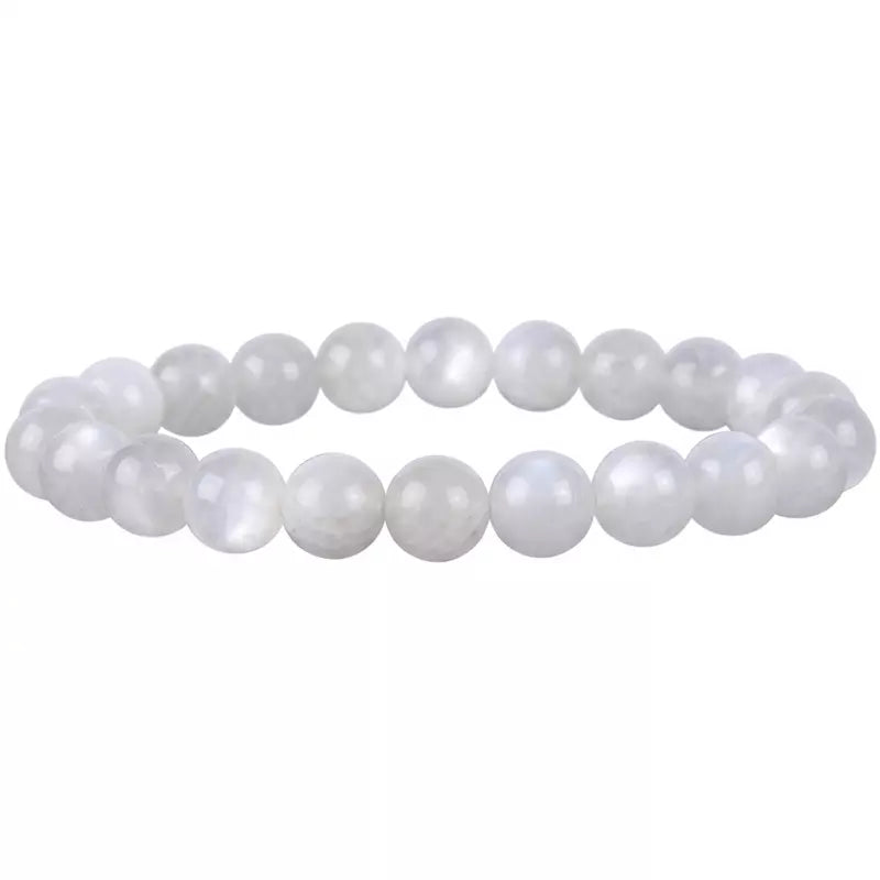 Natural White Moonstone Bracelet