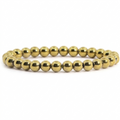 Golden Pyrite (Coated Hematite) Bracelet